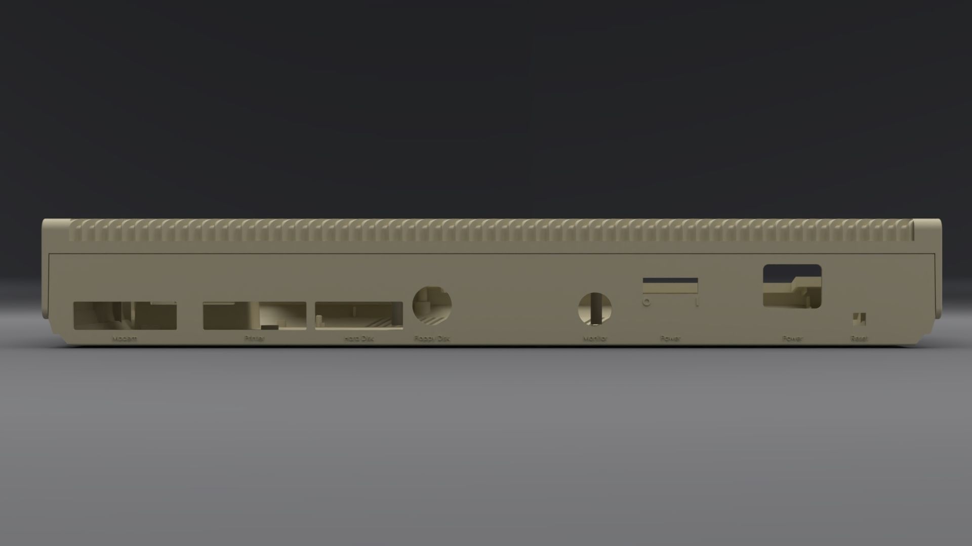 Atari 1040 ST enclosure 3d print model 3D print model_26