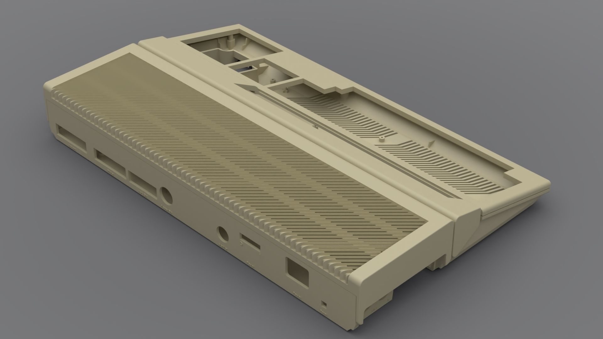 Atari 1040 ST enclosure 3d print model 3D print model_28