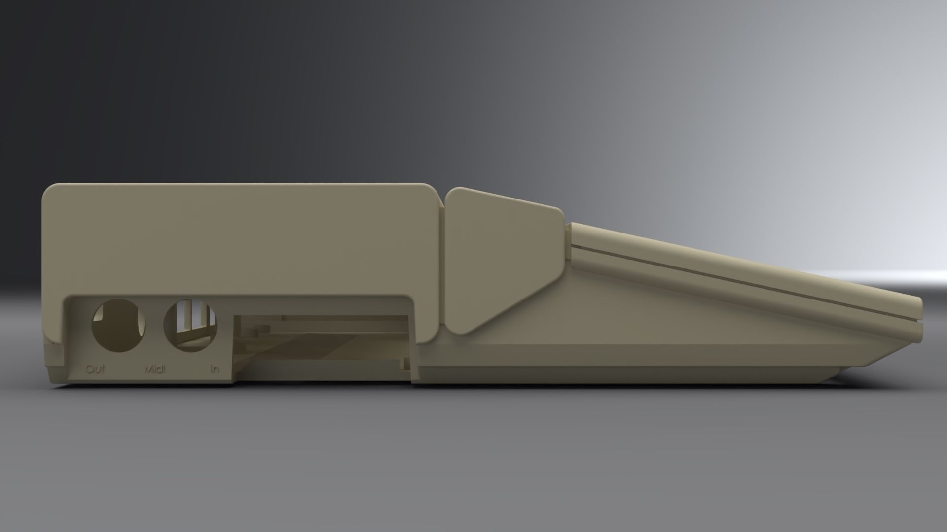 Atari 1040 ST enclosure 3d print model 3D print model_25