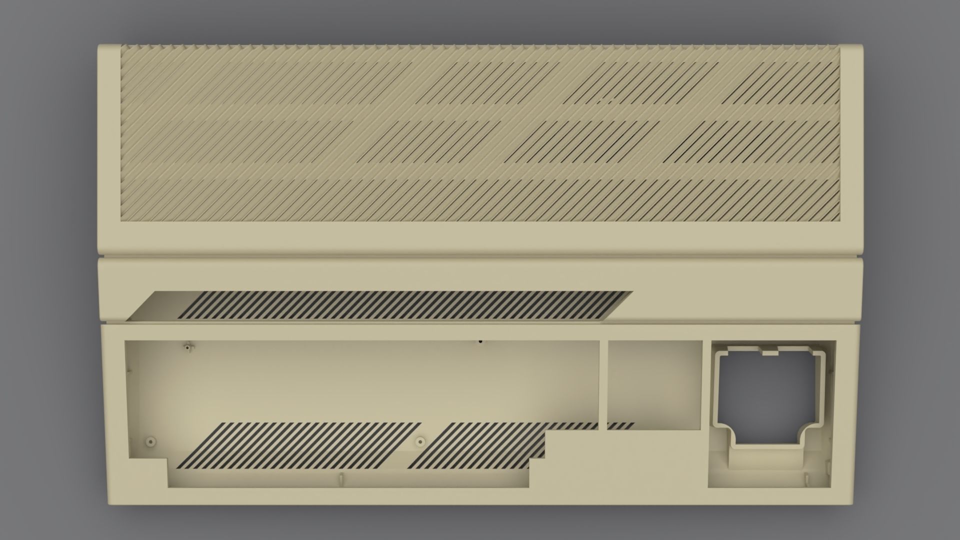 Atari 1040 ST enclosure 3d print model 3D print model_24