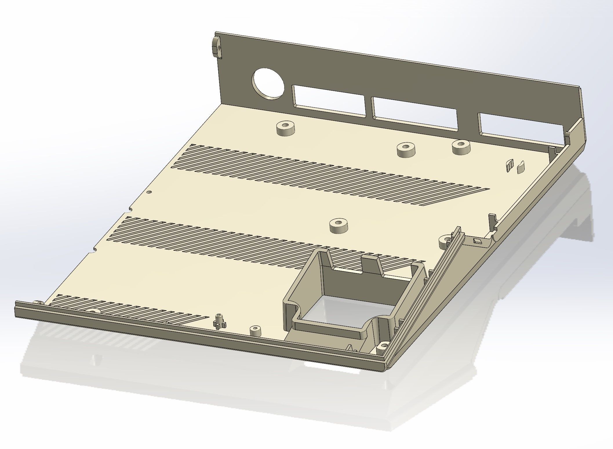Atari 1040 ST enclosure 3d print model 3D print model_23