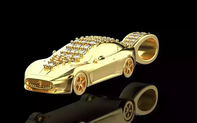 pendant Maserati 3D print model
