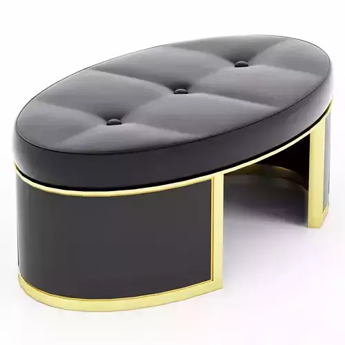 benhamou OVAL OTTOMAN