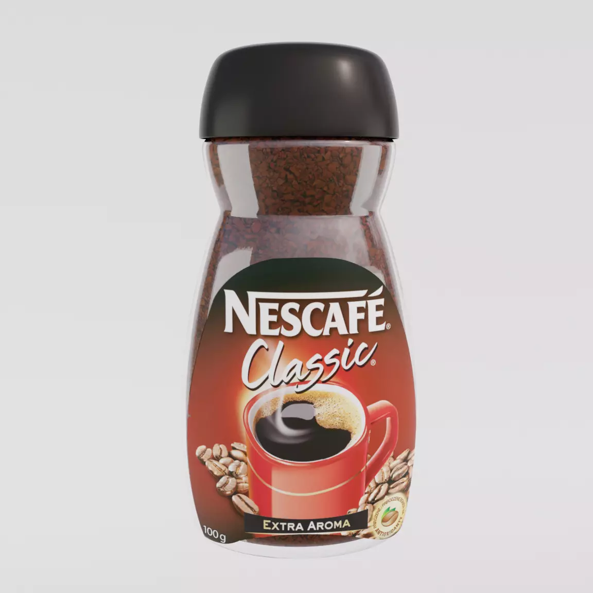 Coffee nescafe classic 3D model_0
