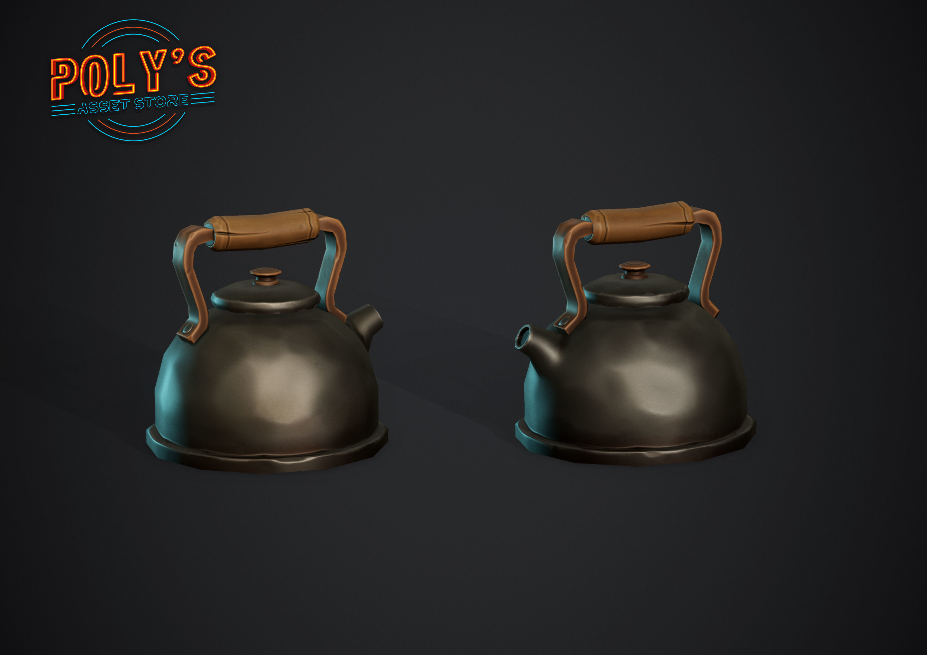Kitchen Pack - Stylized low poly Low-poly 3D model_8