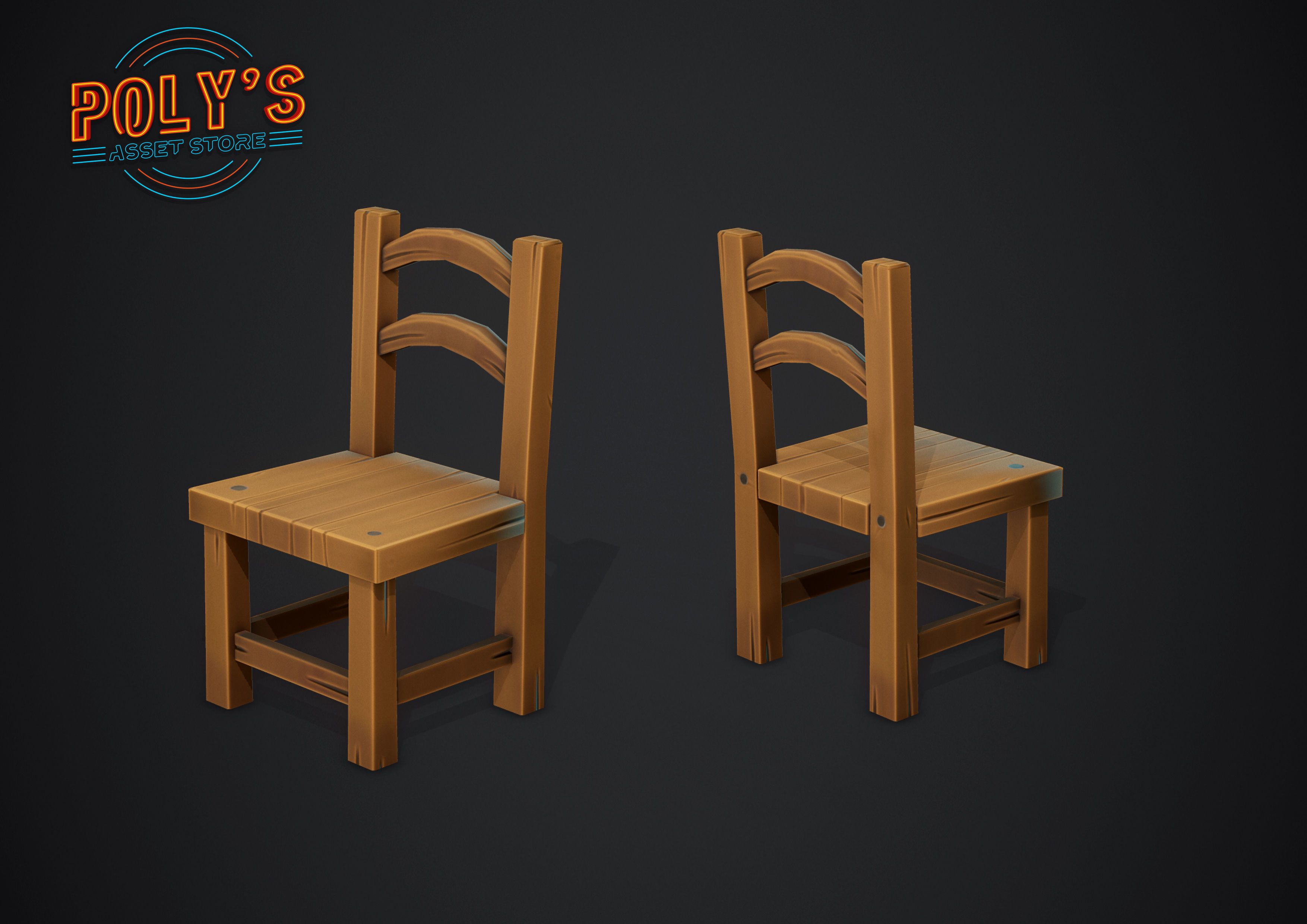 Kitchen Pack - Stylized low poly Low-poly 3D model_13