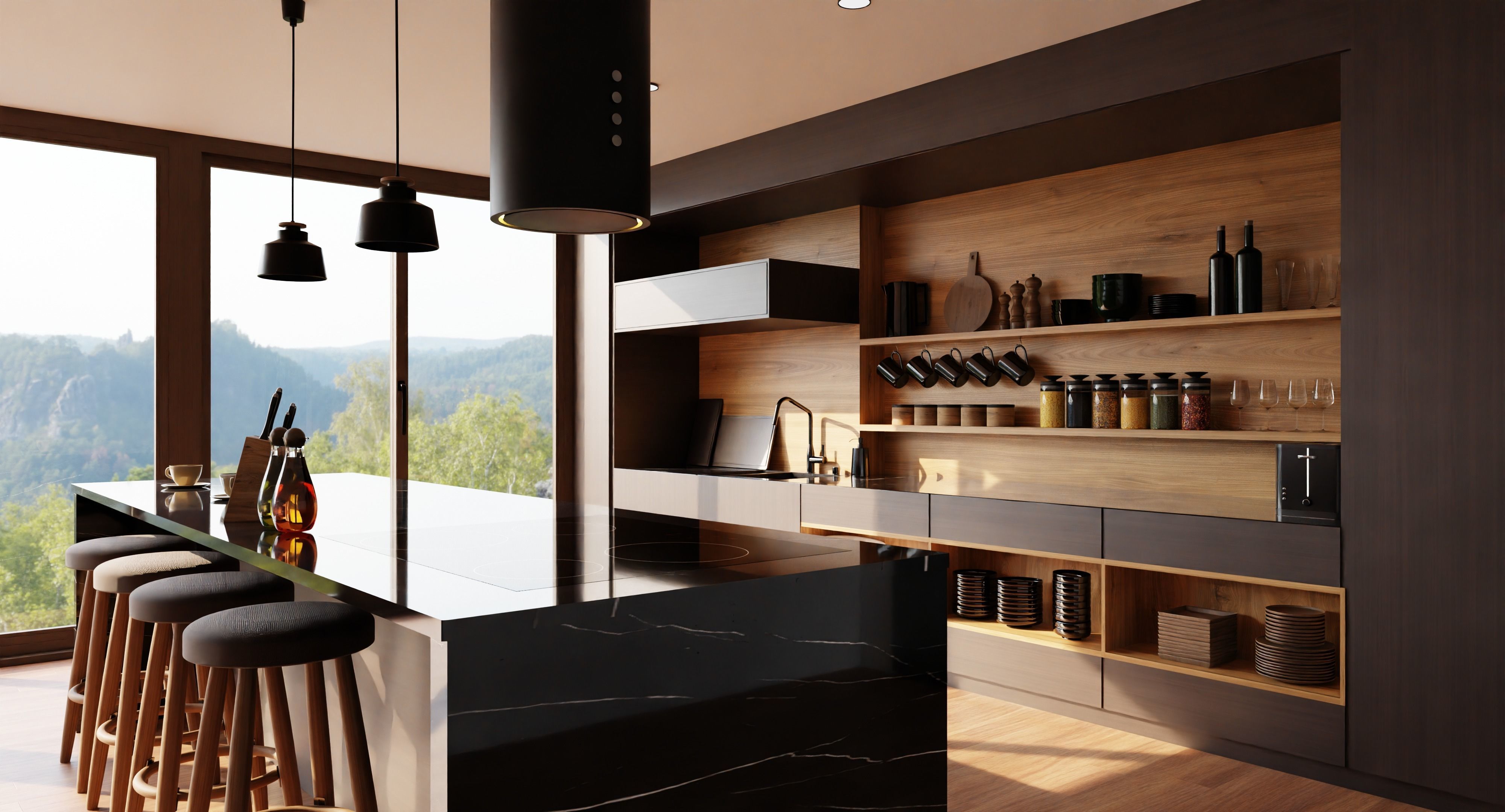 Kitchen interior  3D model_2