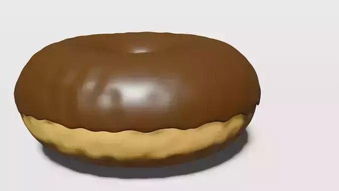 Chocolate simple donut