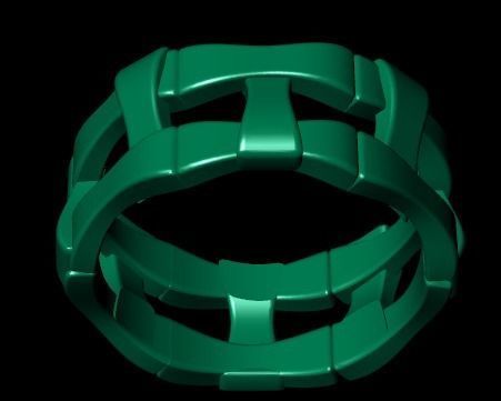 fashion ring set 3D Model Collection_18