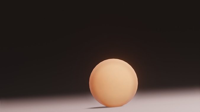 Realistic skin for blender Low-poly 3D model