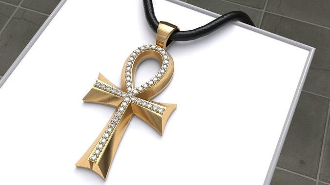 ANKA CROSS PENDANT 3D print model