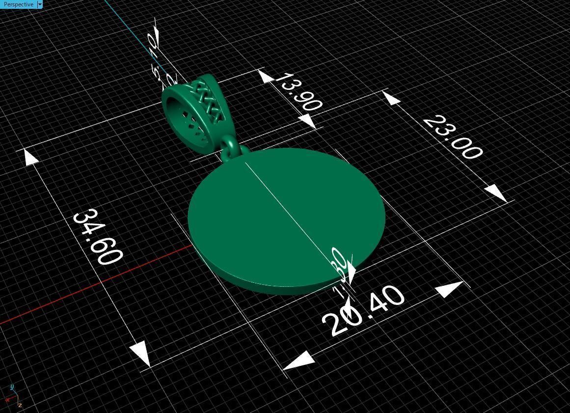 Halloween pendant 3D print model_17