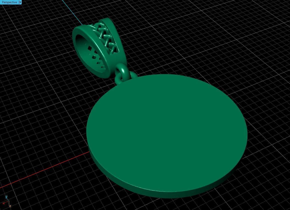 Halloween pendant 3D print model_6