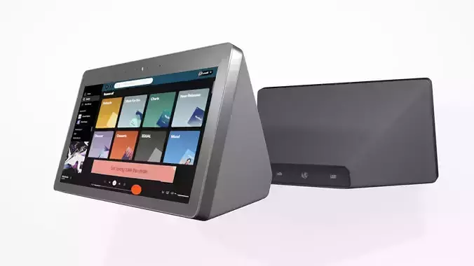 Amazon Echo Show Black and White  3D model