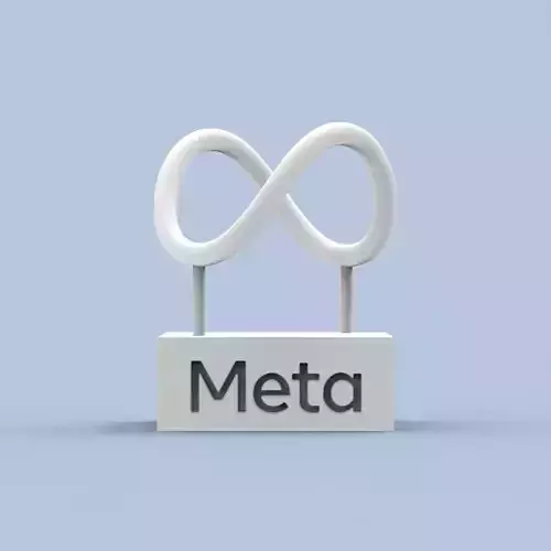 Meta - Facebook New Logo 3D print model