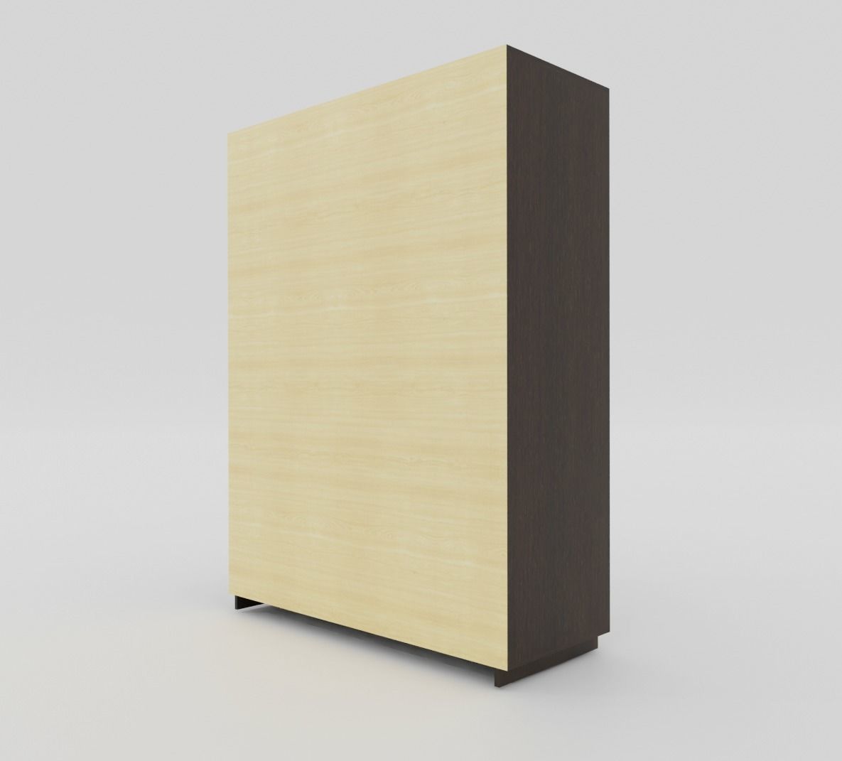 Wardrobe modern Low-poly 3D model_3