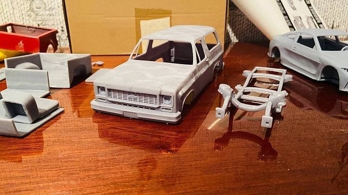 Chevrolet Blazer K5 1976 3D print model 7
