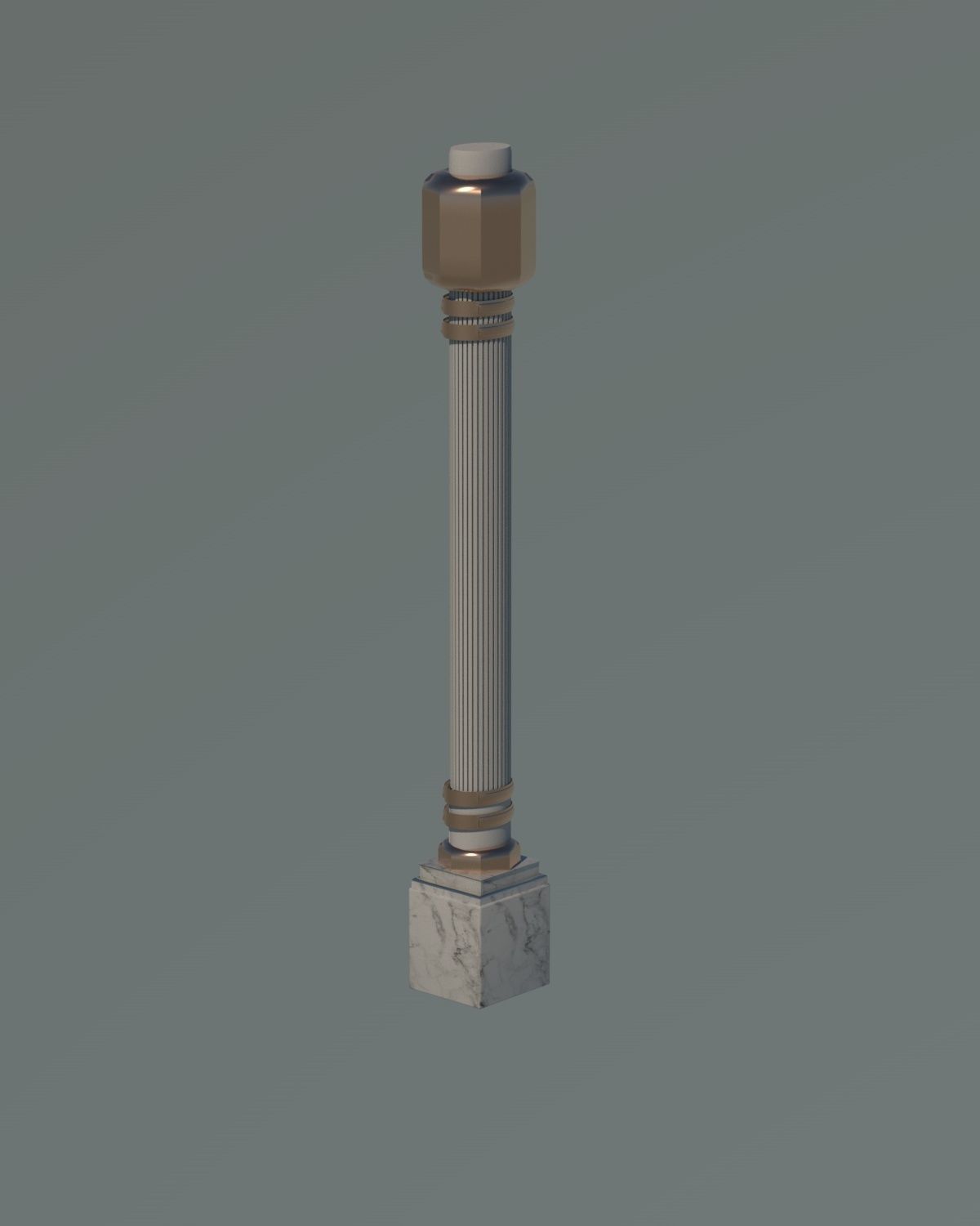 Aesthetic columns 3D model_4