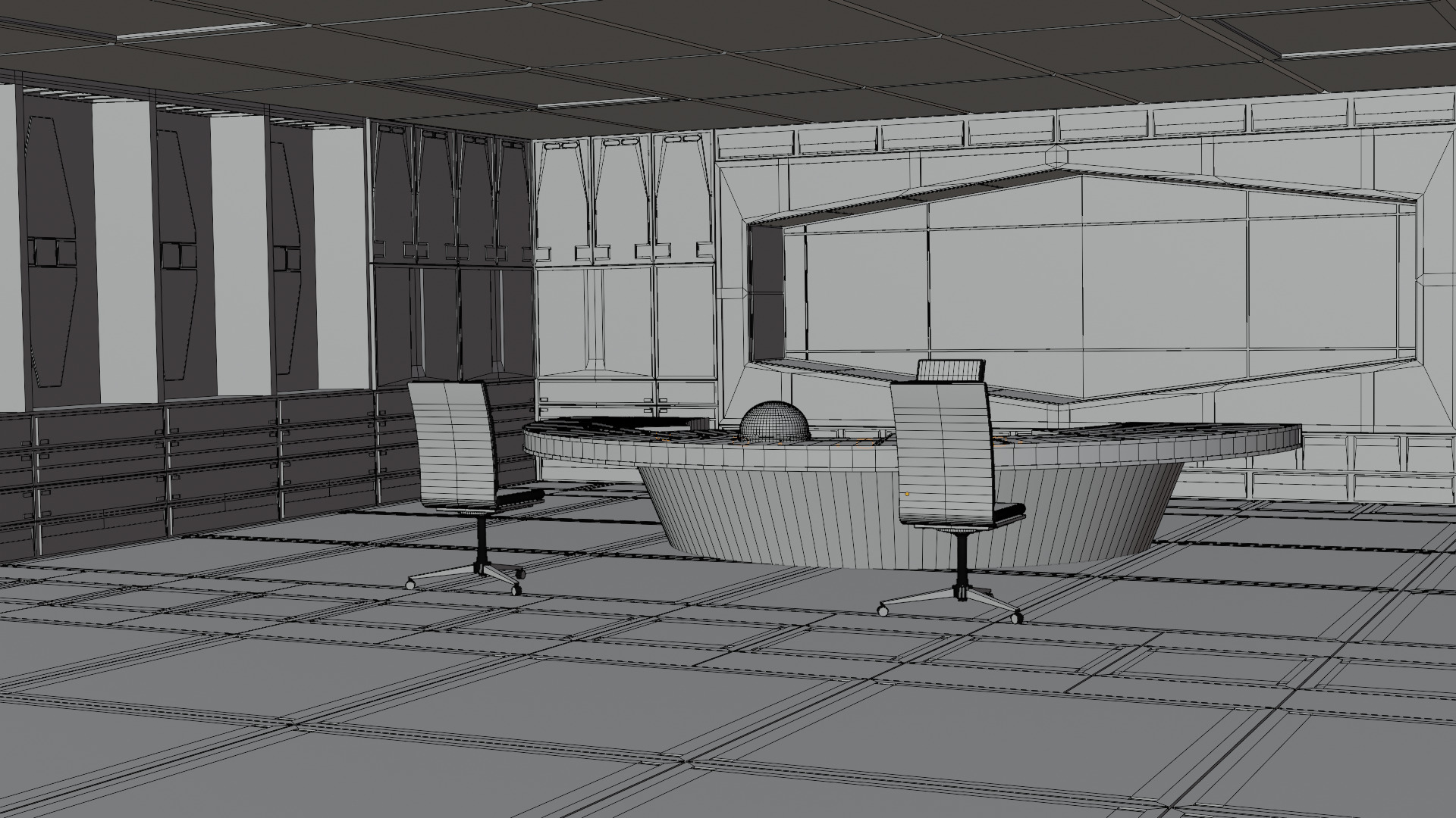 Imperial Officers Office A 3D model_1
