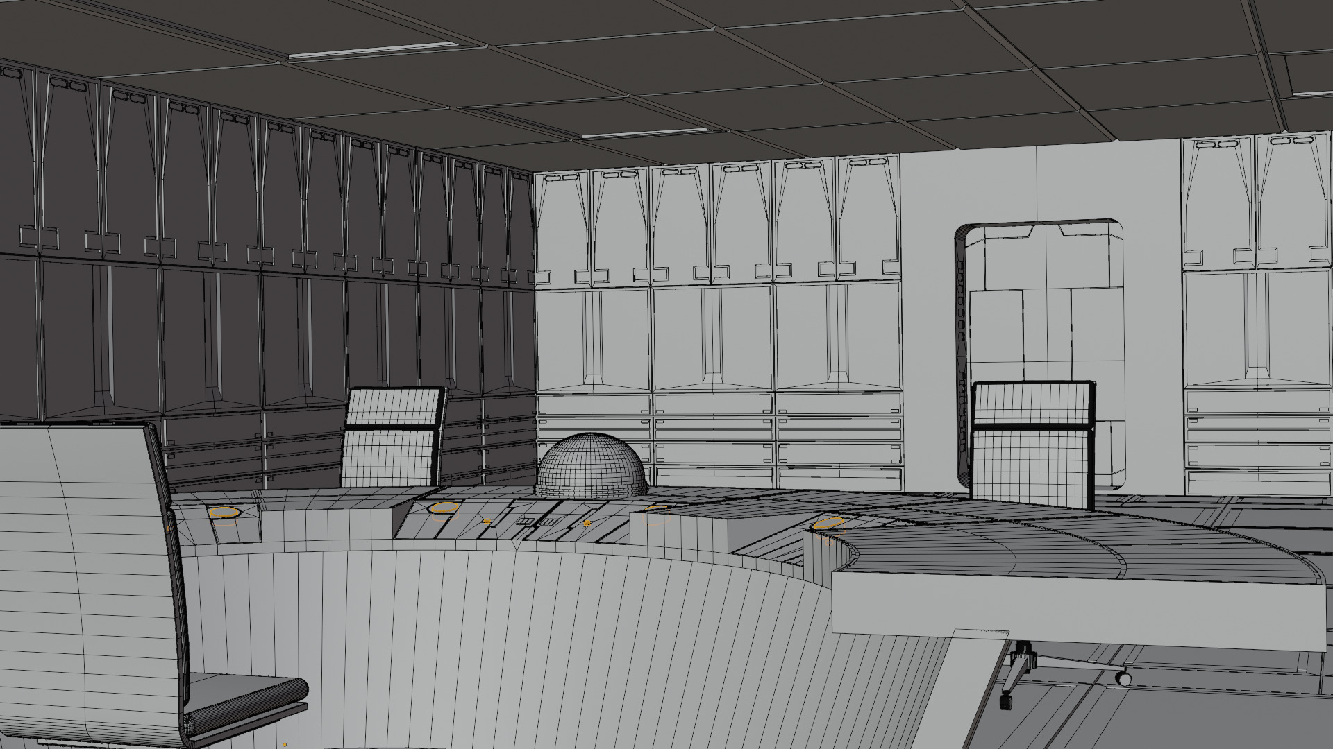 Imperial Officers Office A 3D model_7