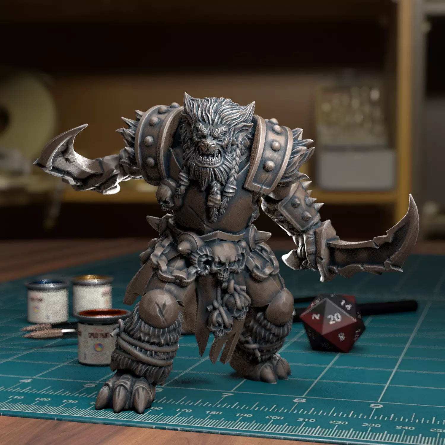 Bugbear Swords 001 - PreSupported 3D print model