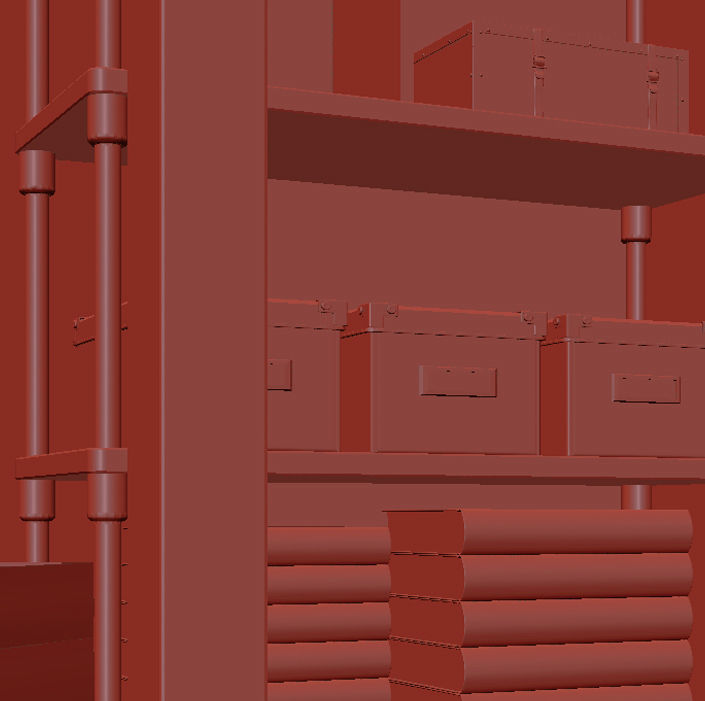 apartment for the single 3D model_16