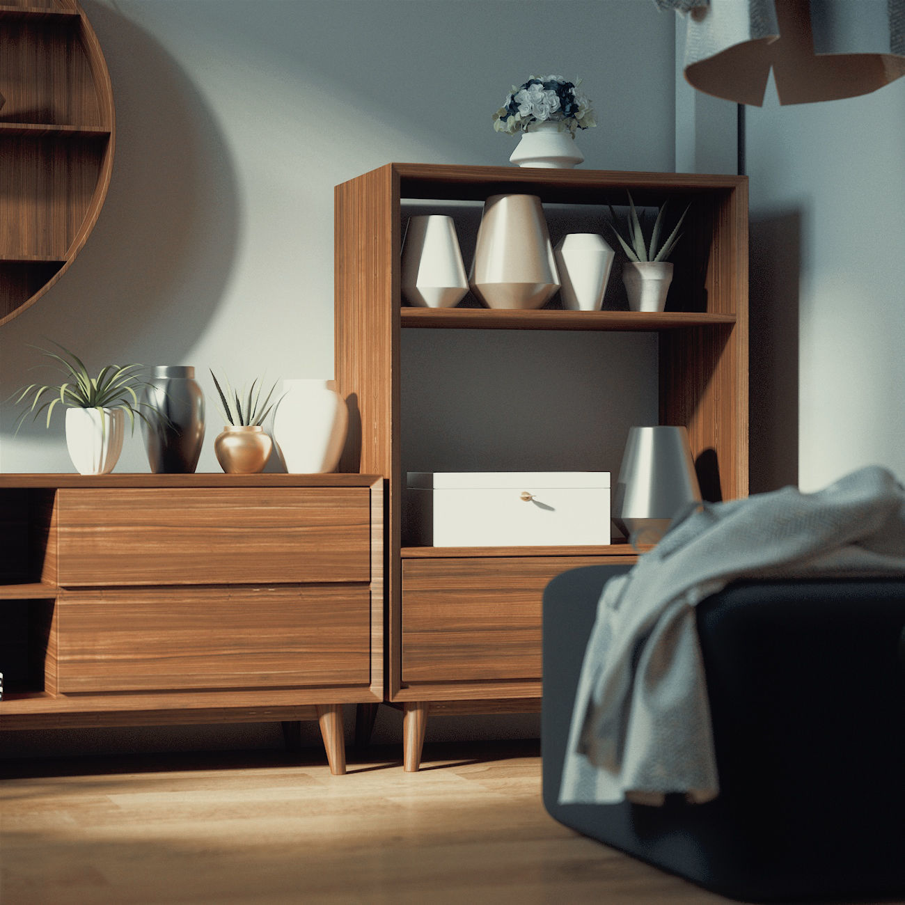 apartment for the single 3D model_7