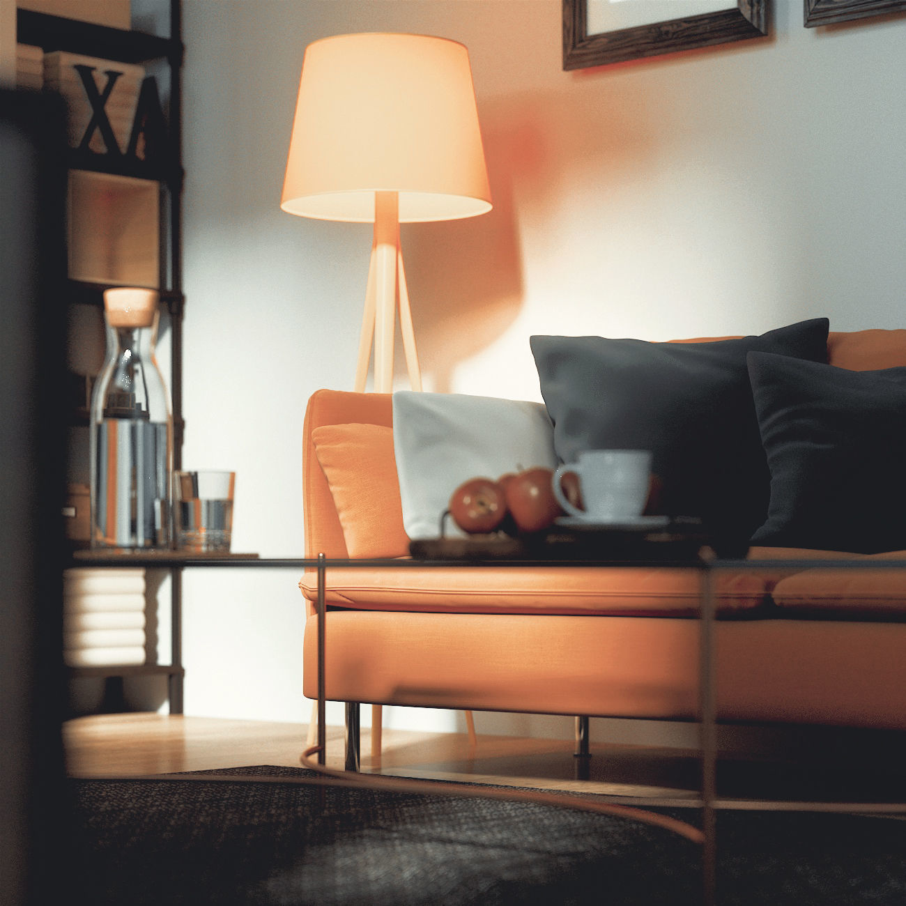 apartment for the single 3D model_3