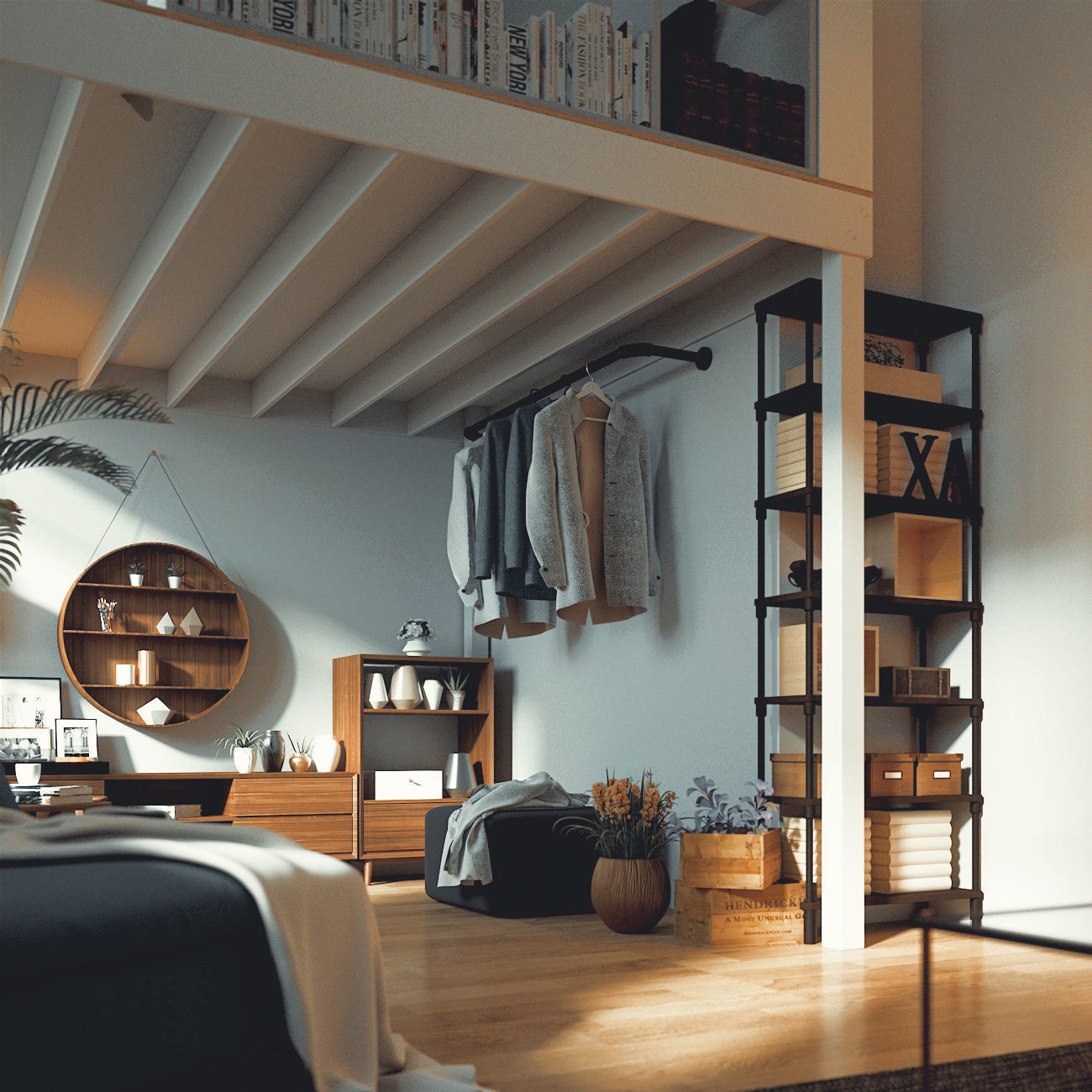 apartment for the single 3D model_2