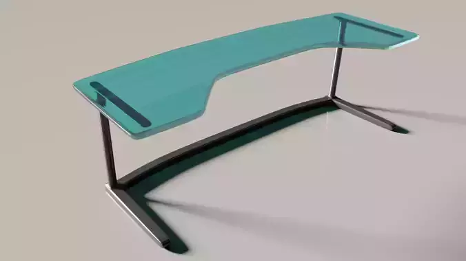 Glass Computer Desk
