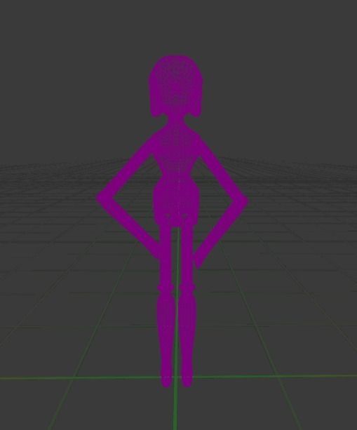 Peg Wooden Doll Toy - PBR - UE5 Low-poly 3D model_7