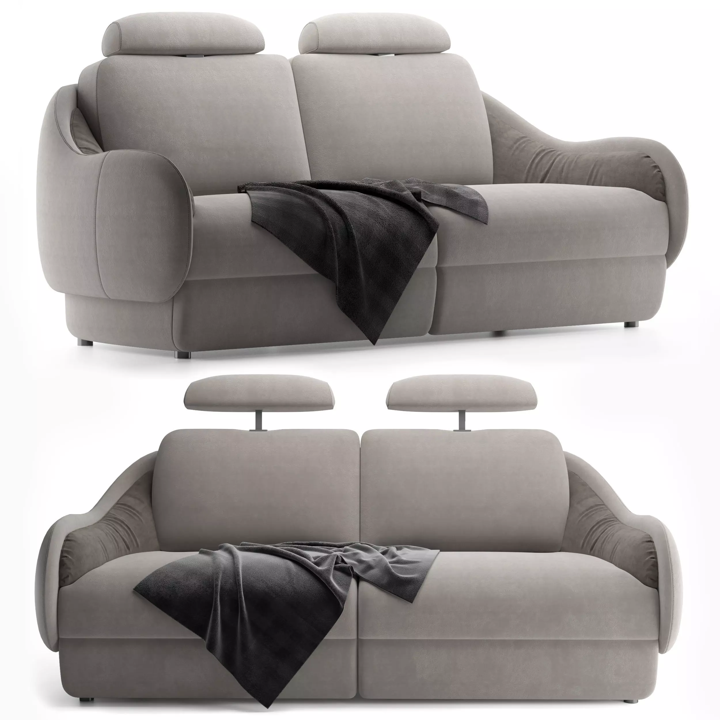 Sofa Calilla By Natuzzi Italia 3D model