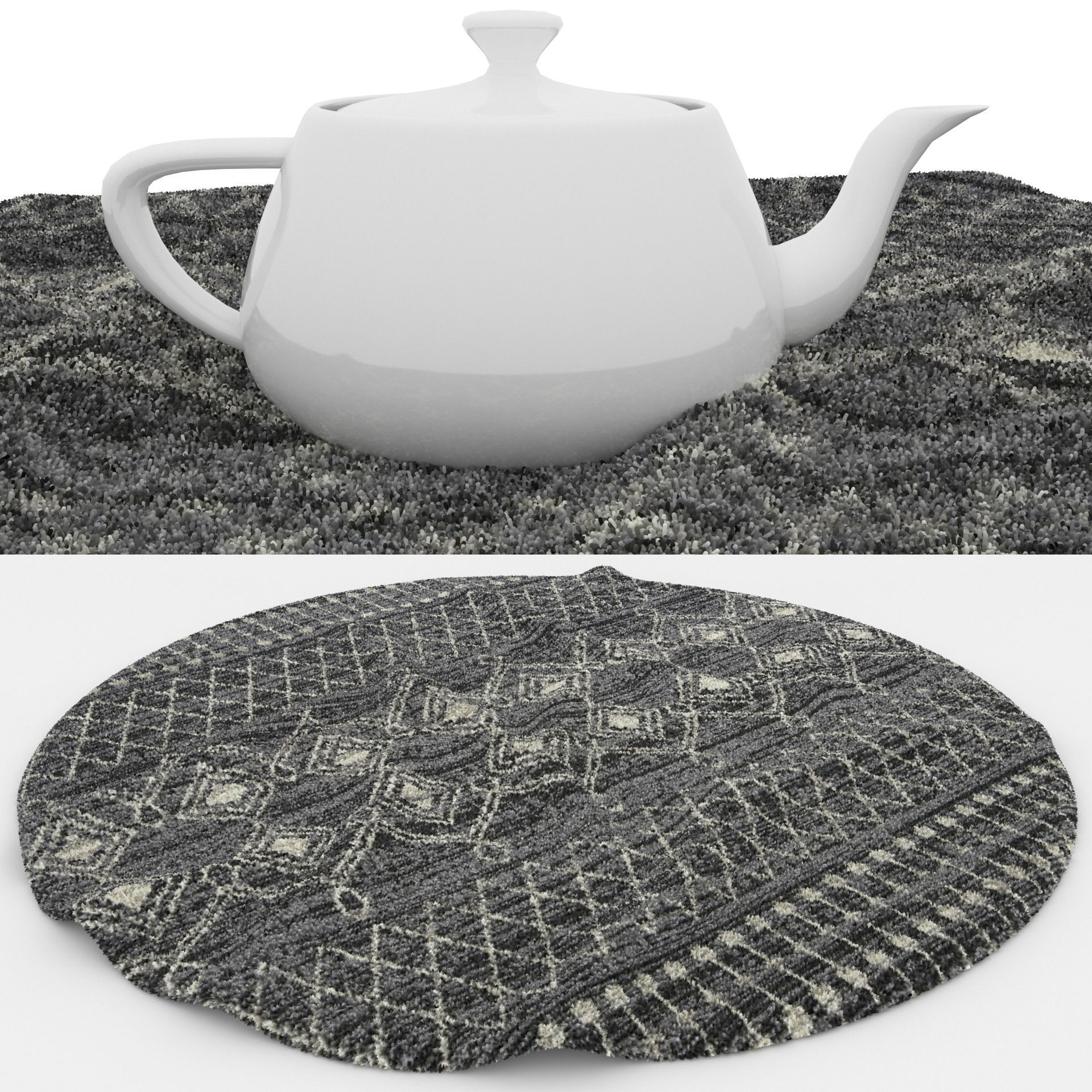 Rugs No 431 Low-poly 3D model_1