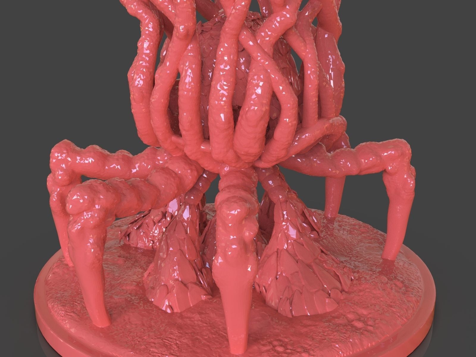 Stellar Devourer Leviathan Sculpture 3D print model_9