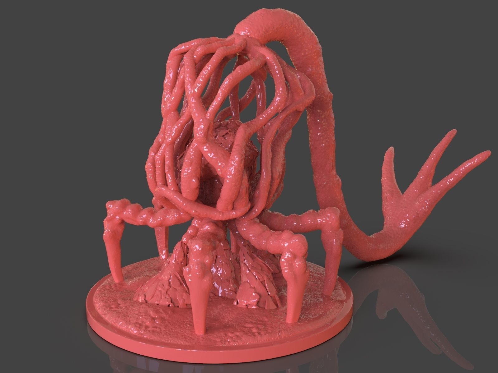 Stellar Devourer Leviathan Sculpture 3D print model_10