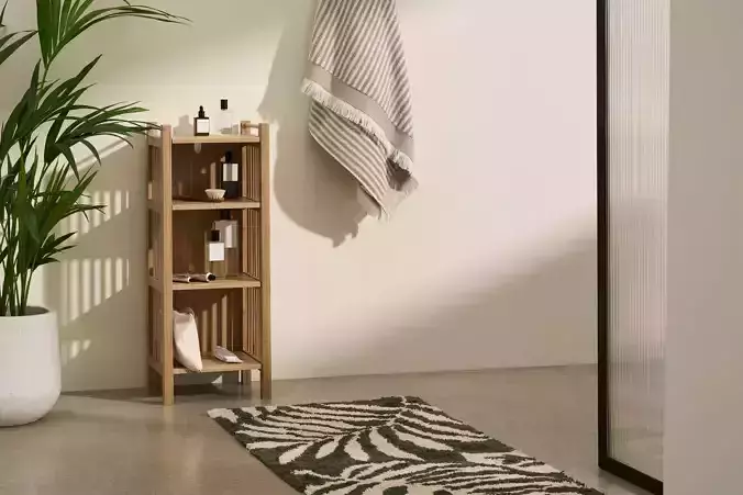 Gian Bamboo Bathroom Caddy Natural