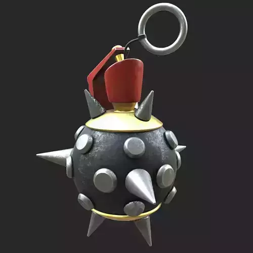 Granade stylized 3d model
