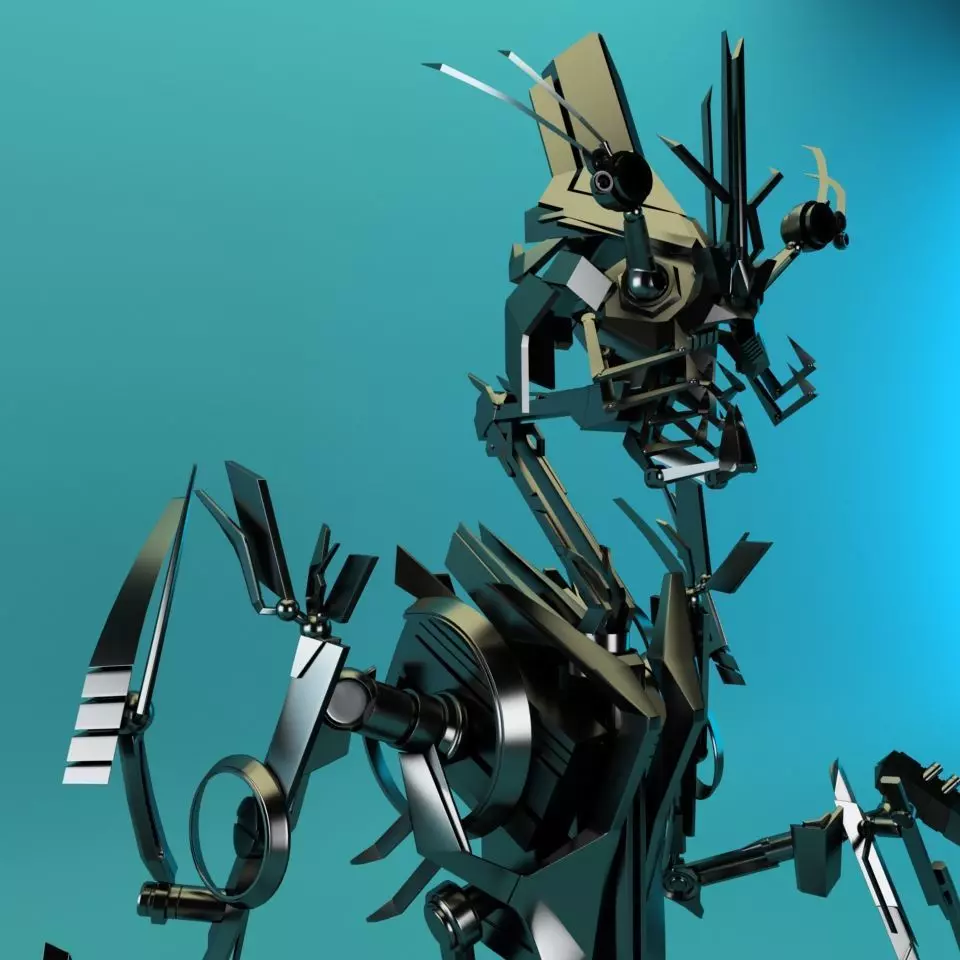 Frenzy Transformer 3D print model_0