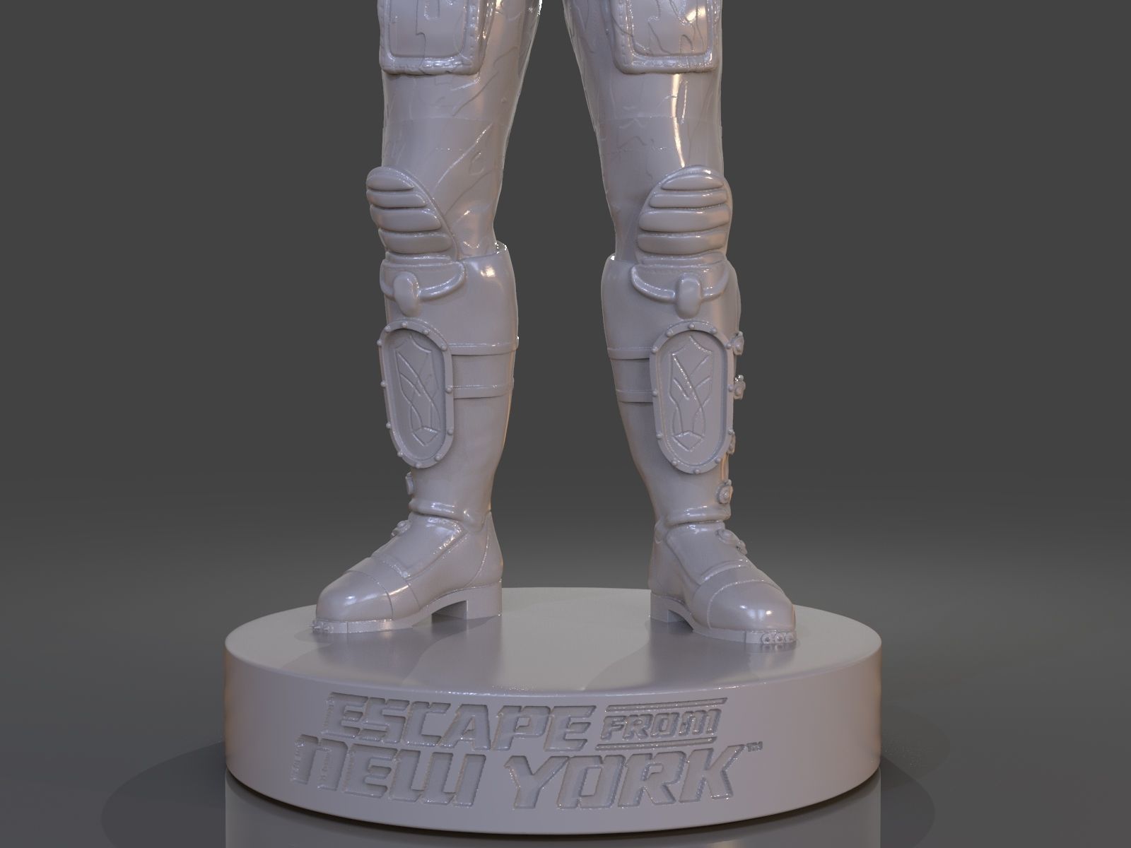 Snake Plissken Sculpture 3D print model_22