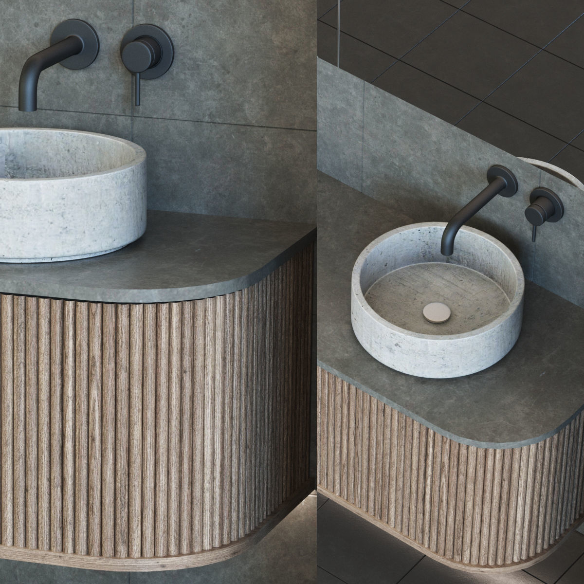 Bathroom Furniture-02 3D model_4