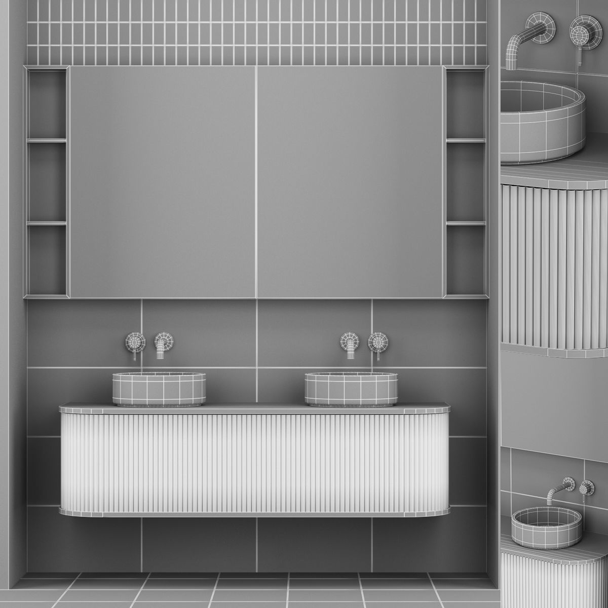 Bathroom Furniture-02 3D model_3