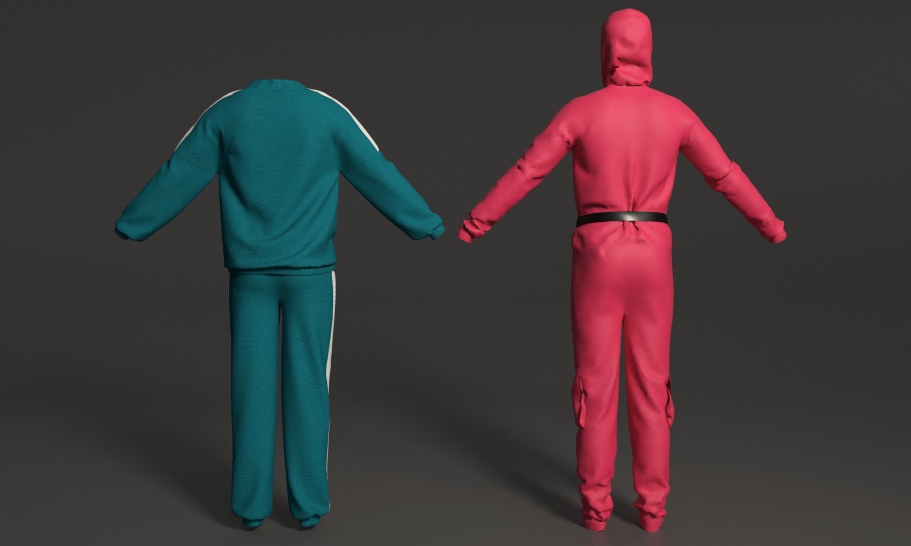 Squid Game Clothes 3D model_1