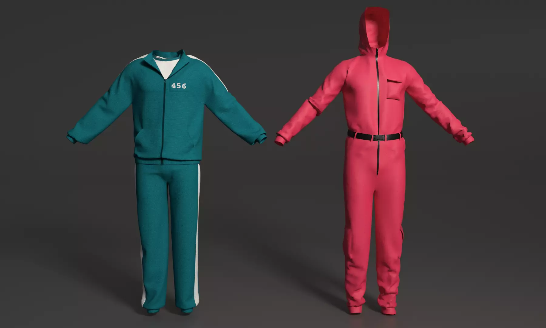 Squid Game Clothes 3D model_0