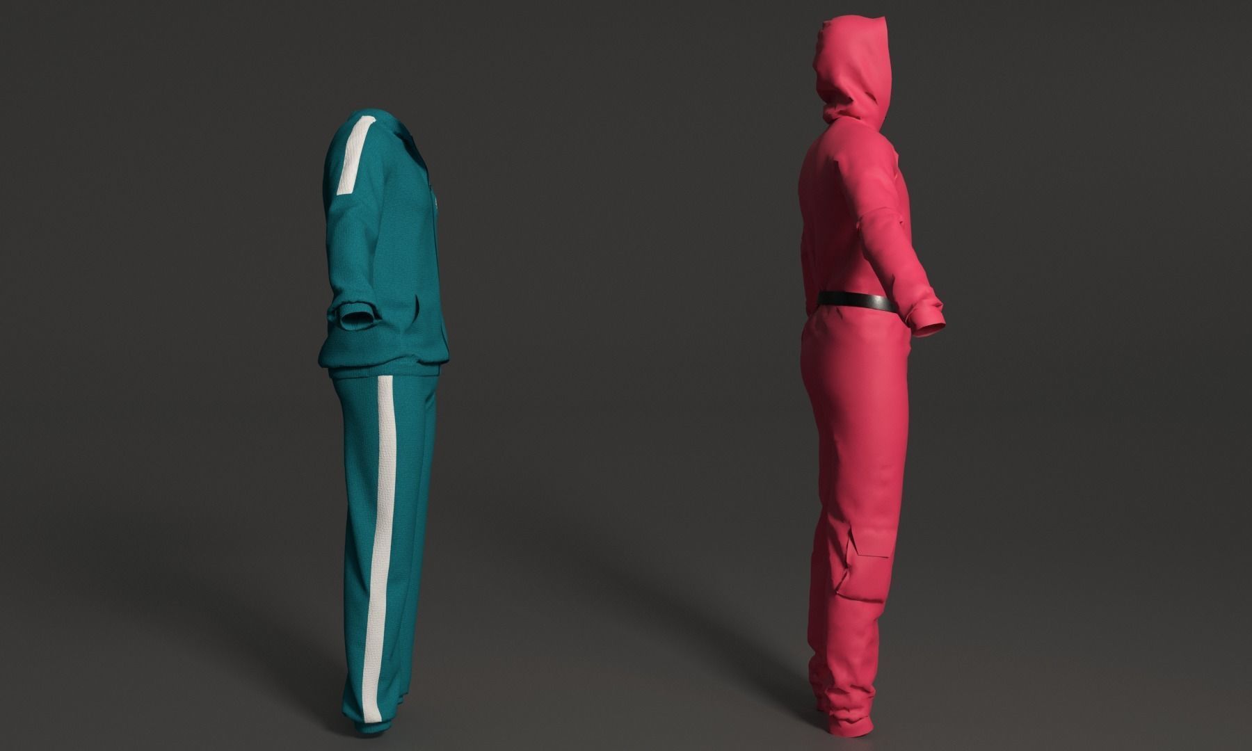 Squid Game Clothes 3D model_2
