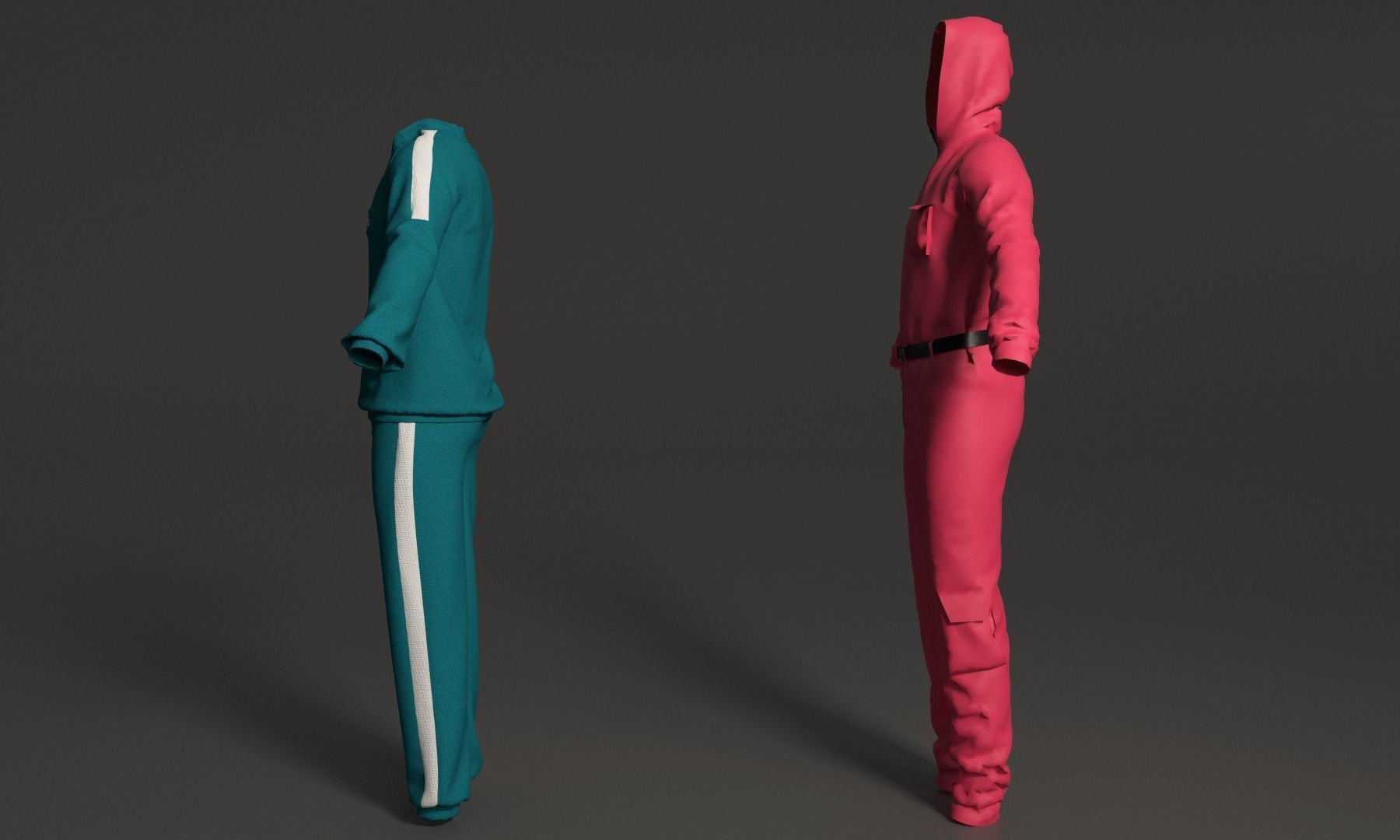 Squid Game Clothes 3D model_3