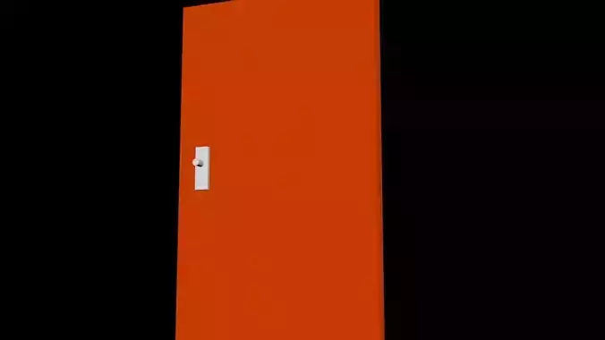 a door orange
