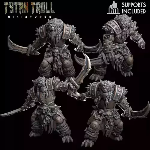 Bugbear Swords Pack - Pre supported 3D print model