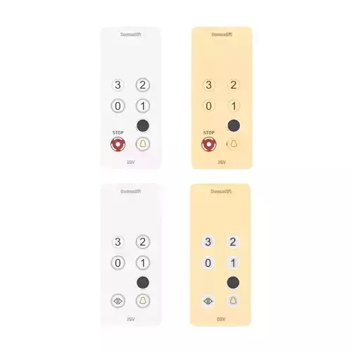 Elevator car pushbutton panels 