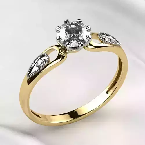 5mm Gemstone Gold Ring