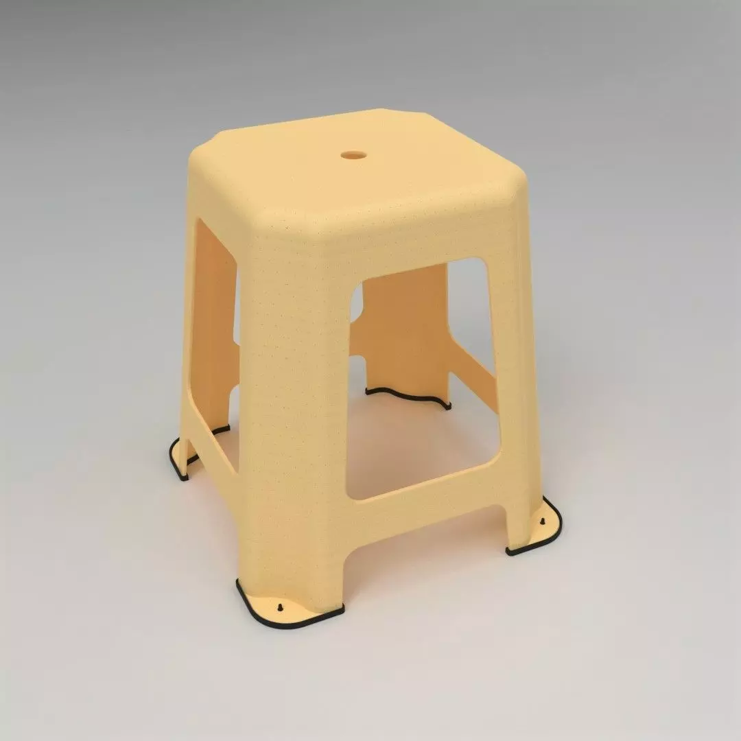 Small Plastic Table Low-poly 3D model